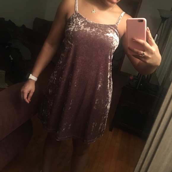 ❌❌ SOLD NWT Suede mauve shift dress ASOS - Picture 4 of 4